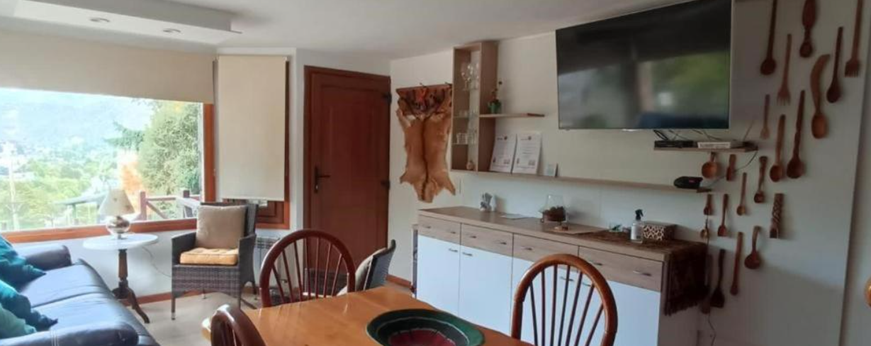 Acondicionado Ropa De Cama Y Toallas Balcon Con Cabana Ampio Balcone San Martin De Los Andes Neuquen