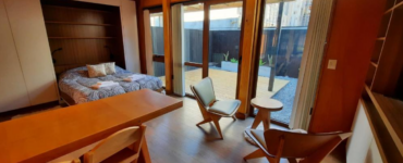 Alquiler Monoambiente Hermoso Con Jardín v406