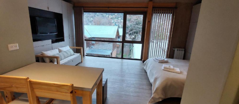 Barbacoa Lavanderia Ropa De Cama Toallas Insonorizacion Alquiler Calido Monoambiente Con Entrepiso Todo Equipado 3pax 17v1