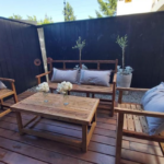 El Jardin Con Una Barbacoa Al Aire Libre Alquiler Departamento Hermoso 2 Ambientes Con Amplio Jardin En El Centro De Sma 6v5