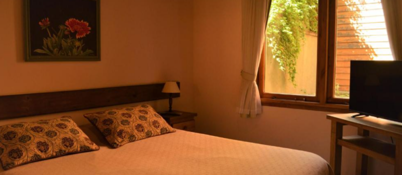 Estufa De Lena O Salamandra En La Sala Aparthotel Orilla Mansa